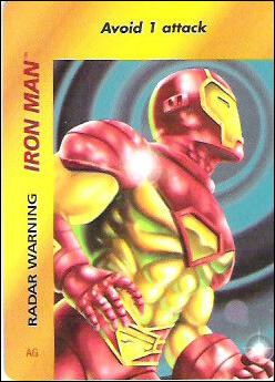 Marvel OverPower (Base Set) card nn128 Iron Man: Radar Warning