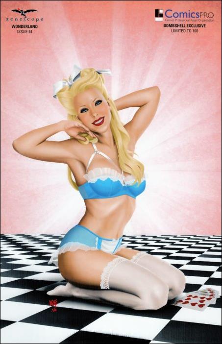 Grimm Fairy Tales Presents Wonderland issue 44-E Age Velez ComicsPRO Bombshell Cover 1/100