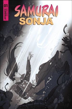 Samurai Sonja issue 1-O Paulina Ganucheau 1:10 Black & White Cover