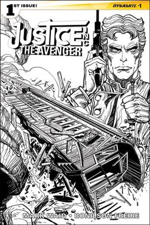 Justice, Inc: The Avenger (2015) issue 1-H Walter Simonson 1:35 Black & White Cover