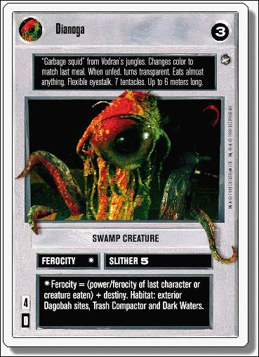 Star Wars: A New Hope Revised (Base Set) card 29 Dianoga