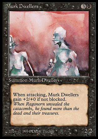 Magic the Gathering: The Dark (Base Set) card 49 Murk Dwellers