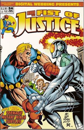 Digital Webbing Presents issue 24-B Anthony Castrillo "Fist of Justice" Cover