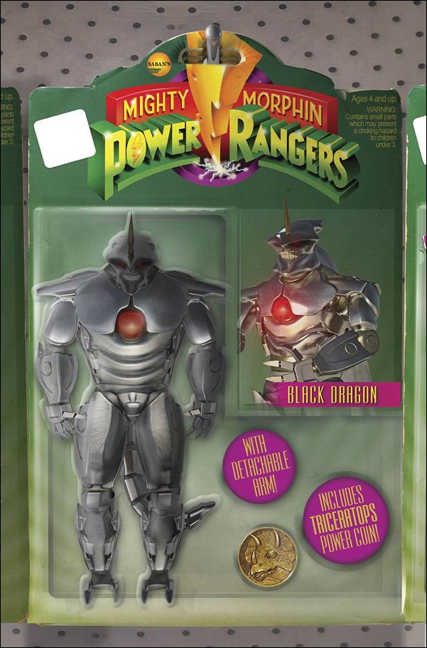 Mighty Morphin Power Rangers issue 14-B Telmos Santos Action Figure Cover