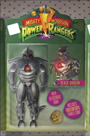 Mighty Morphin Power Rangers issue 14-B Telmos Santos Action Figure Cover