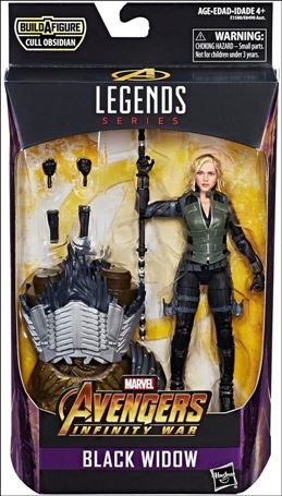 Marvel Legends Series: Avengers (Cull Obsidian Series) figure 2 Black Widow