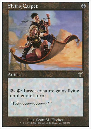 Magic the Gathering: 7th Edition (Base Set) card 297 Flying Carpet