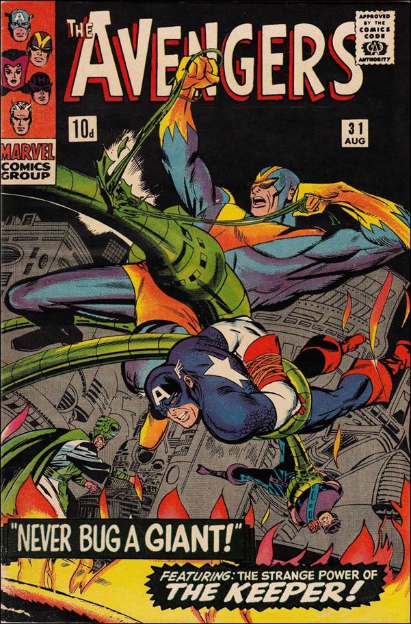 Avengers (1963) issue 31-B UK Price Cover