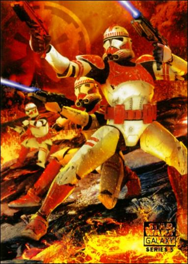 Star Wars Galaxy: Series 5 (Base Set) card 77 Clone Troopers