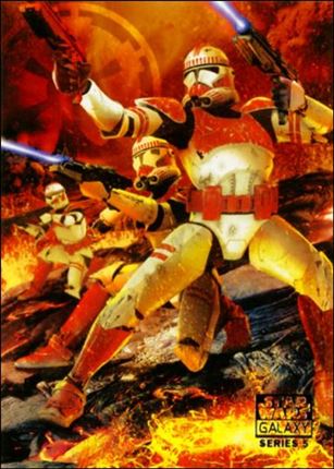 Star Wars Galaxy: Series 5 (Base Set) card 77 Clone Troopers
