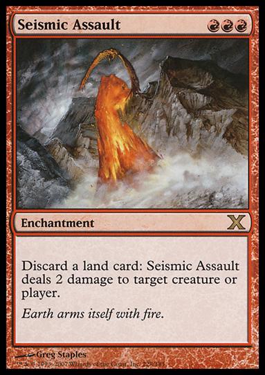 Magic the Gathering: 10th Edition (Base Set) card 228 Seismic Assault