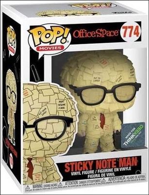 POP! Movies figure 774-B Sticky Note Man ThinkGeek Exclusive