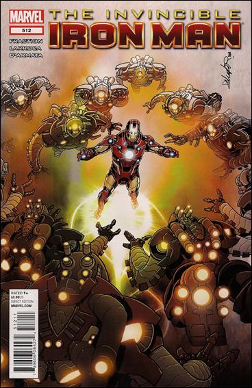 Invincible Iron Man (2008) issue 512 Salvador Larroca Cover