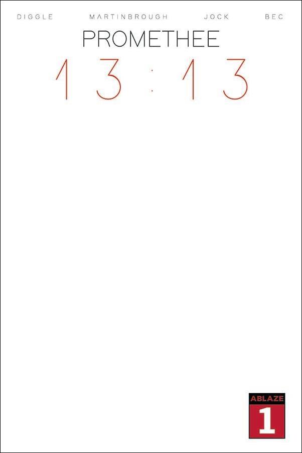 Promethee 13:13 issue 1-D Blank/Sketch Cover