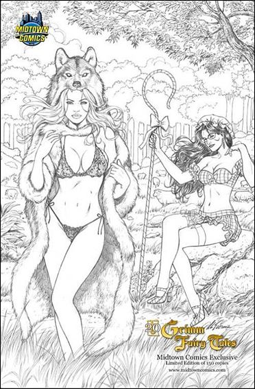 Grimm Fairy Tales (2005) issue 20-C Midtown Comics Sketch Cover 1/150