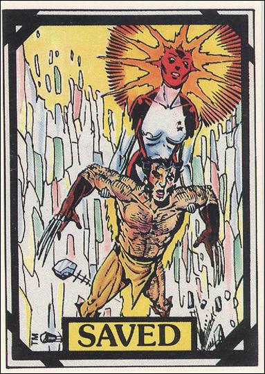 Wolverine Trivia (Base Set) card 44 Saved