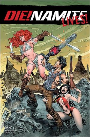 Die!namite Lives! issue 3-D Dave Acosta Cover