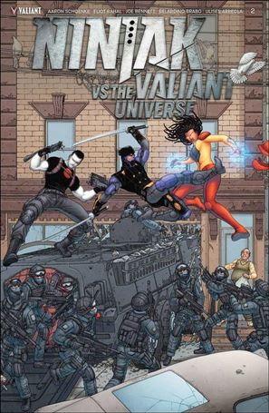 Ninjak vs the Valiant Universe issue 2-D Francis Portela 1:20 Interlocking Cover