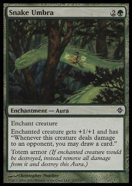Magic the Gathering: Rise of the Eldrazi (Base Set) card 207 Snake Umbra