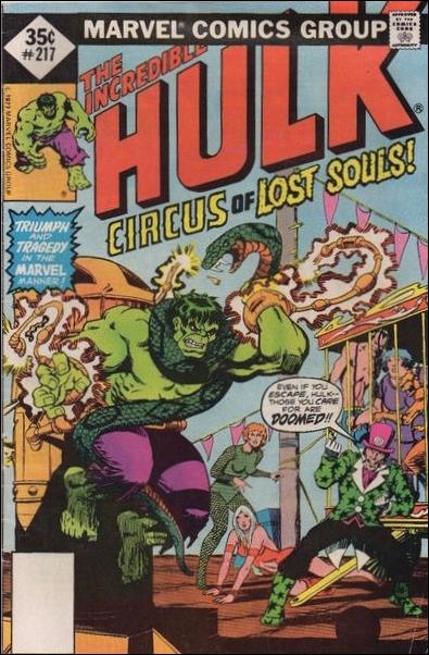 Incredible Hulk (1968) issue 217-B Whitman Cover