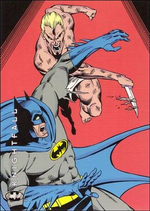 Batman: Saga of the Dark Knight (Base Set) card 76 Knightfall - Meet Mr. Zsasz