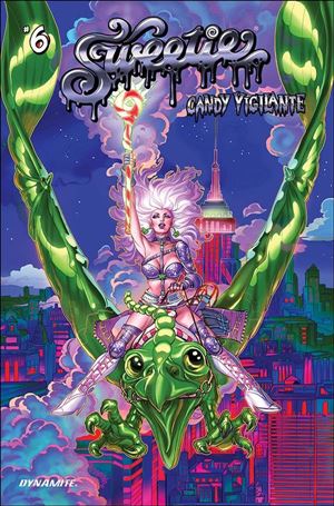 Sweetie Candy Vigilante (2022) issue 6-G Nei Ruffino Rock Album Homage Cover