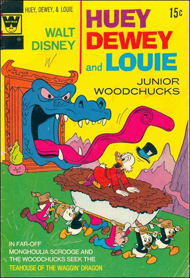 Walt Disney Huey, Dewey and Louie: Junior Woodchucks  issue 19-B Whitman Cover