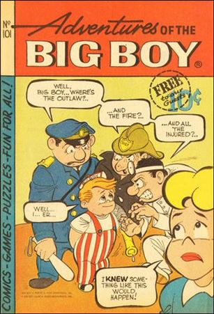 Adventures of the Big Boy issue 101 East Coast Cover