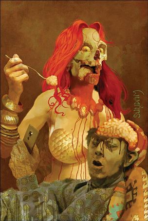 Die!namite issue 2-Z Arthur Suydam Virgin Cover