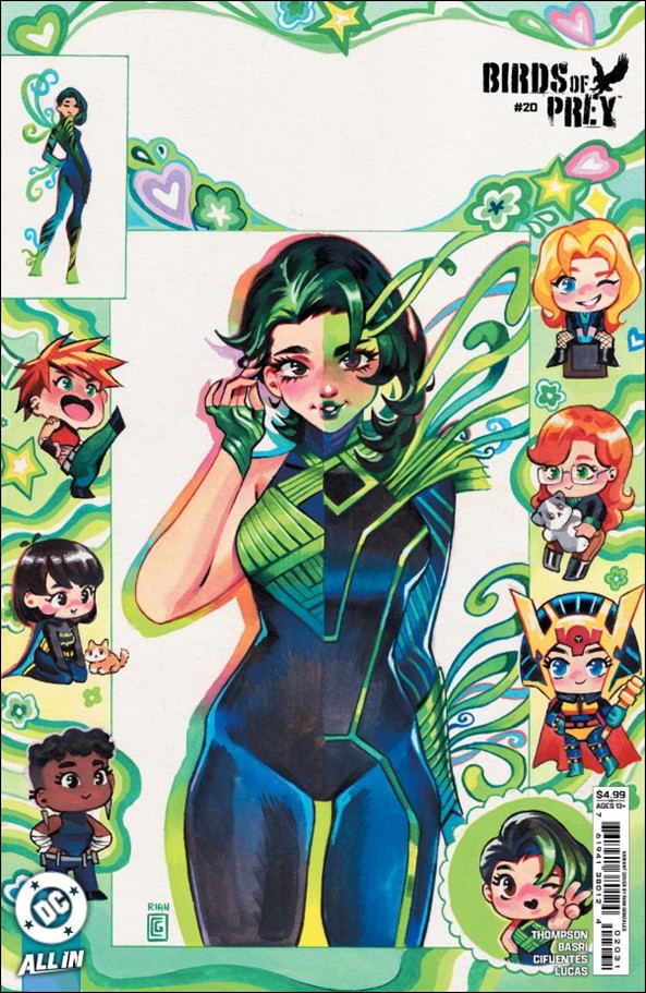 Birds of Prey (2023) issue 20-C Rian Gonzales Cardstock Cover