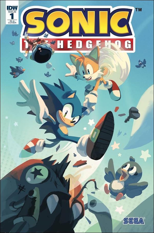 Sonic the Hedgehog (2018) issue 1-C Nathalie Fourdraine 1:10 Cover