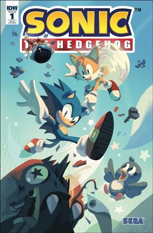 Sonic the Hedgehog (2018) issue 1-C Nathalie Fourdraine 1:10 Cover