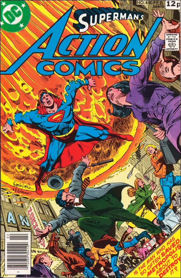 Action Comics (1938) issue 480-B UK Price Cover