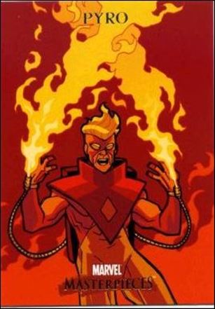 2007 Marvel Masterpieces (Base Set) card 67 Pyro