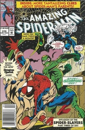 Amazing Spider-Man (1963) issue 370-B Australian Price Cover