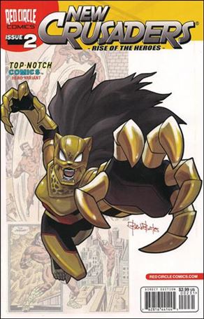 New Crusaders: Rise of the Heroes issue 2-B Top Notch Comics Hero Cover
