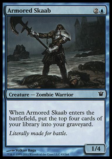 Magic the Gathering: Innistrad (Base Set) card 43 Armored Skaab