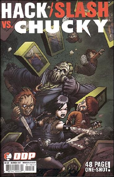 Hack/Slash vs Chucky issue 1-C Chris Moreno Cover