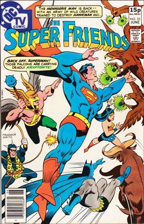 Super Friends (1976) issue 33-B UK Price Cover