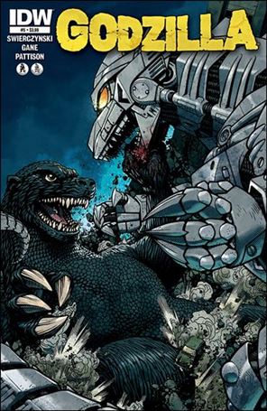 Godzilla (2012) issue 5 Zach Howard Cover