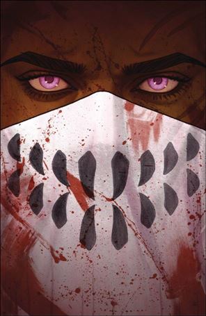 House of Slaughter issue 25-D Jenny Frison Bloody Die Cut Mask Cover