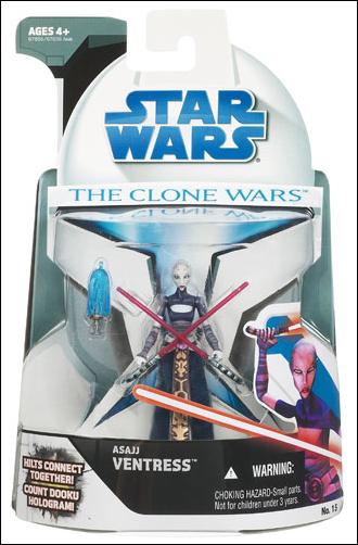 Star Wars: The Clone Wars Collection 3 3/4" Figures (2008) figure 15 Asajj Ventress