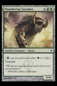 Magic the Gathering: New Phyrexia card 122 Thundering Tanadon