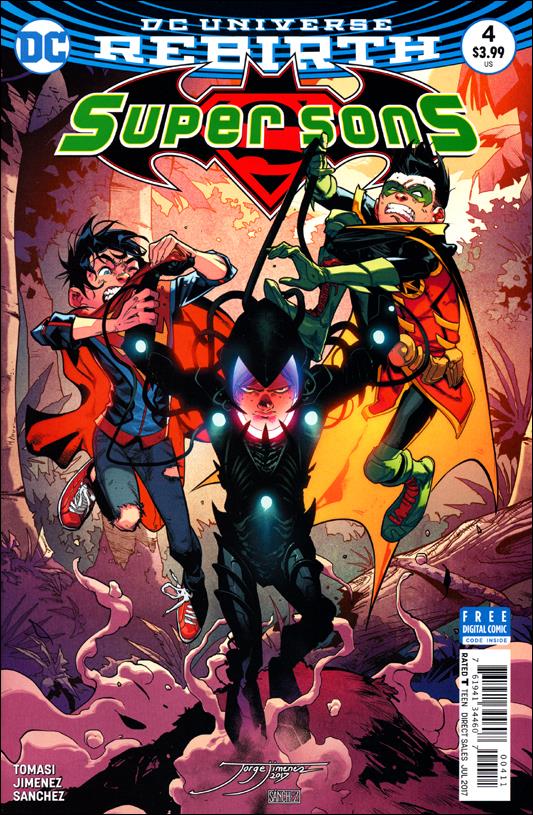 Super Sons issue 4 Jorge Jimenez Cover