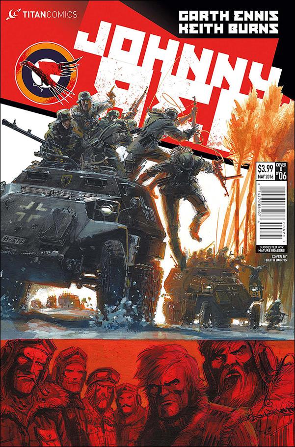 Johnny Red issue 6-B Keith Burns Cover