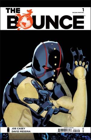 Bounce issue 1-D David Messina Second Printing Cover