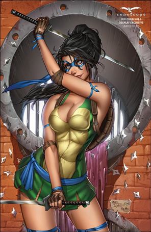 Hellchild issue 3-E Mike DeBalfo June Cosplay Cover 1/350