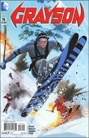 Grayson issue 16 Mikel Janin Cover