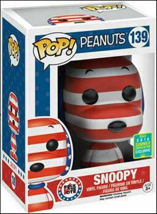 POP! Animation figure 139-B Snoopy (Rock The Vote) Summer Convention