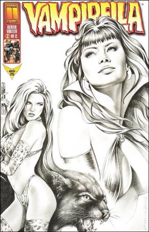 Vampirella Monthly issue 25-C Monte Moore Black-and-White Cover